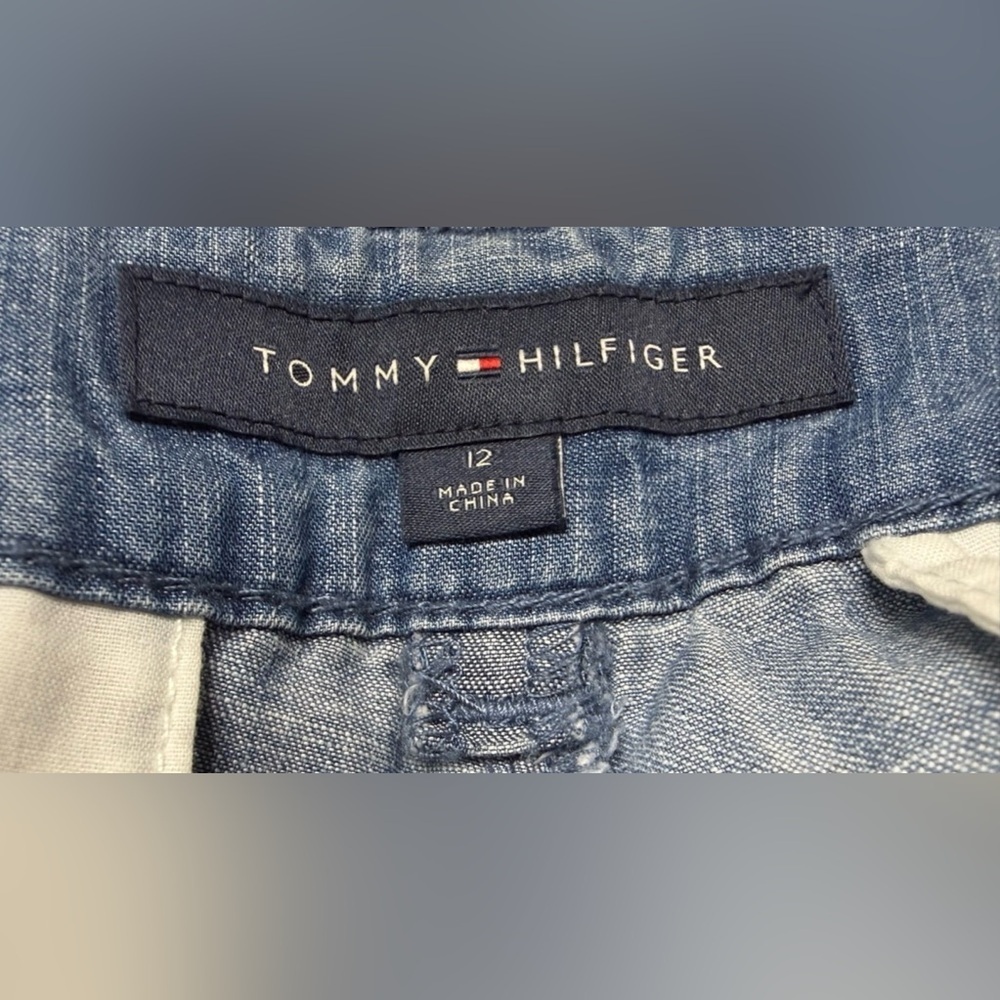 TOMMY HILFIGER WOMEN’S CHELSEA CARGO JEANS BLUE. SIZE: 12 CASUAL - Picture 12 of 15